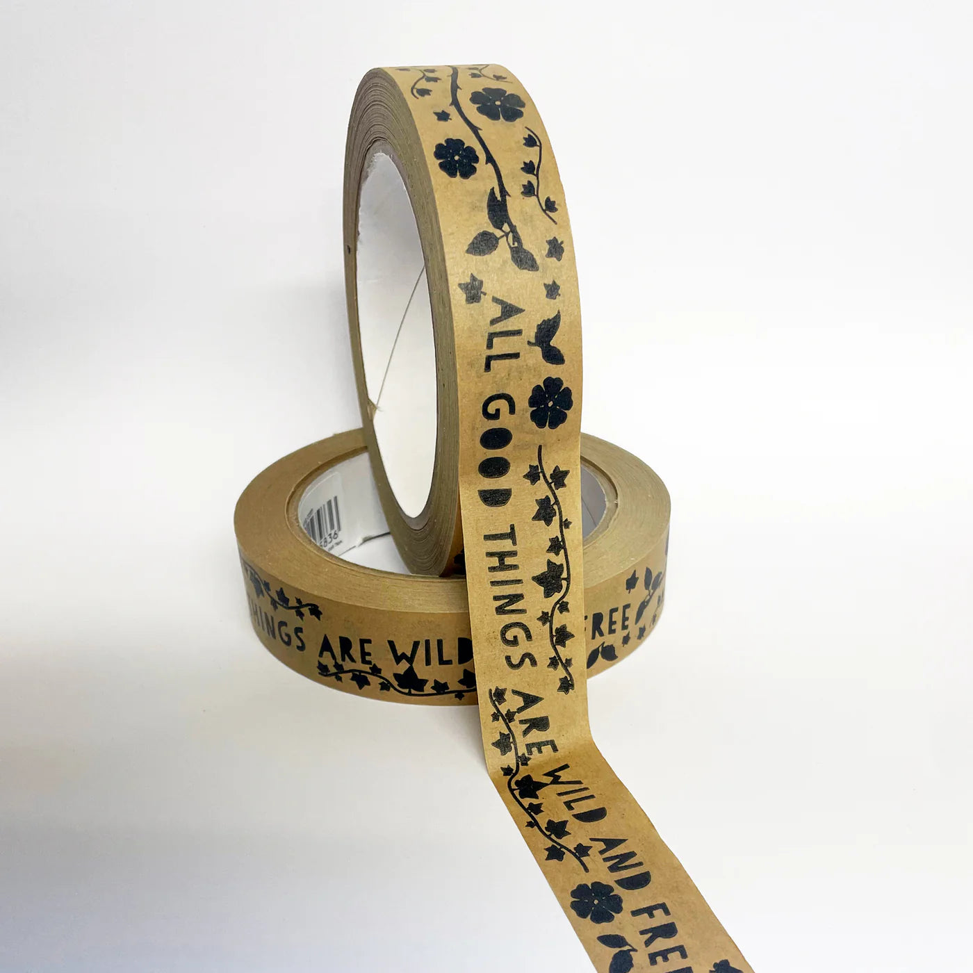 Kraft Paper Tape - All Good Things are Wild and Free - Thoreau - THE BRISTOL ARTISAN