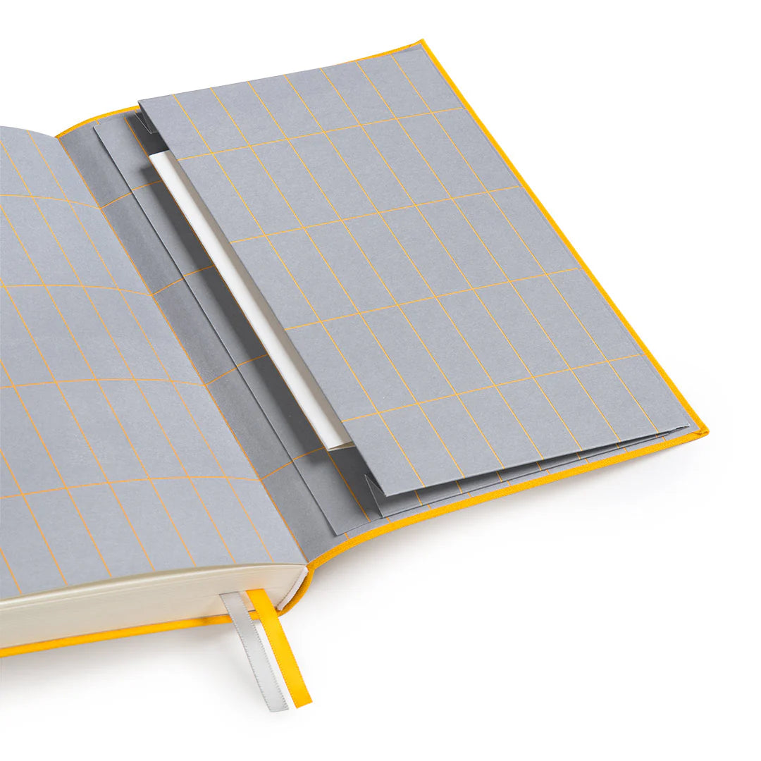 Yellow Fabric A5 Daily Planner - THE BRISTOL ARTISAN