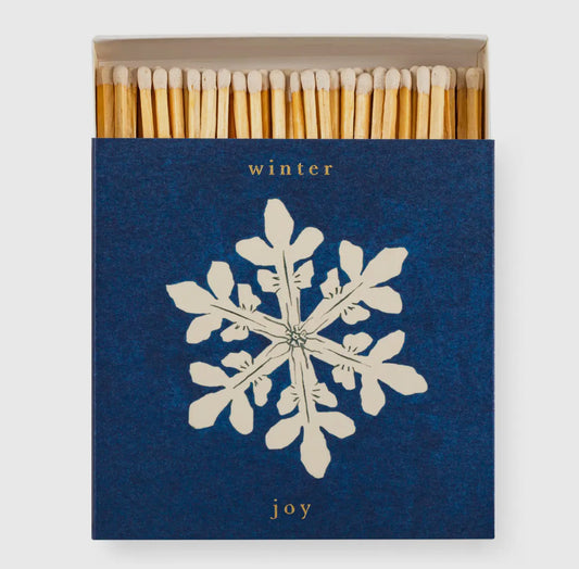 Luxury matches - Snowflake - THE BRISTOL ARTISAN