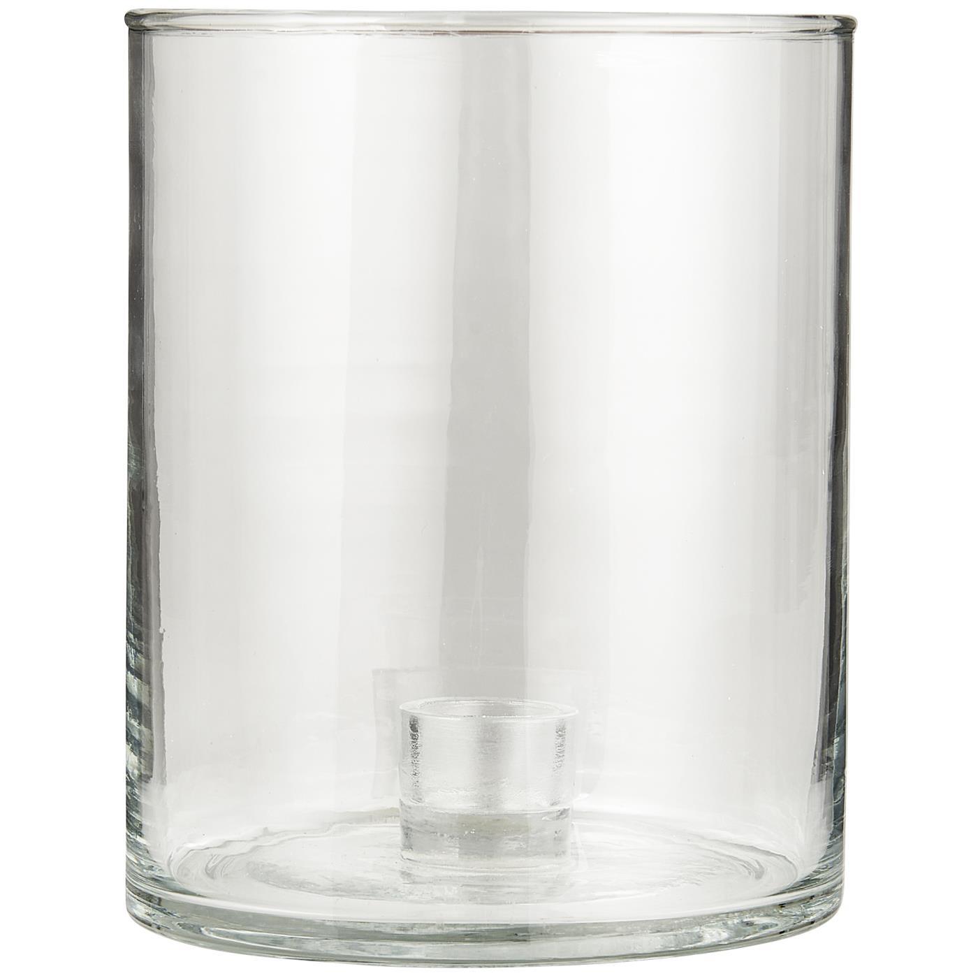 Clear Glass Decorative Candle Holder - THE BRISTOL ARTISAN