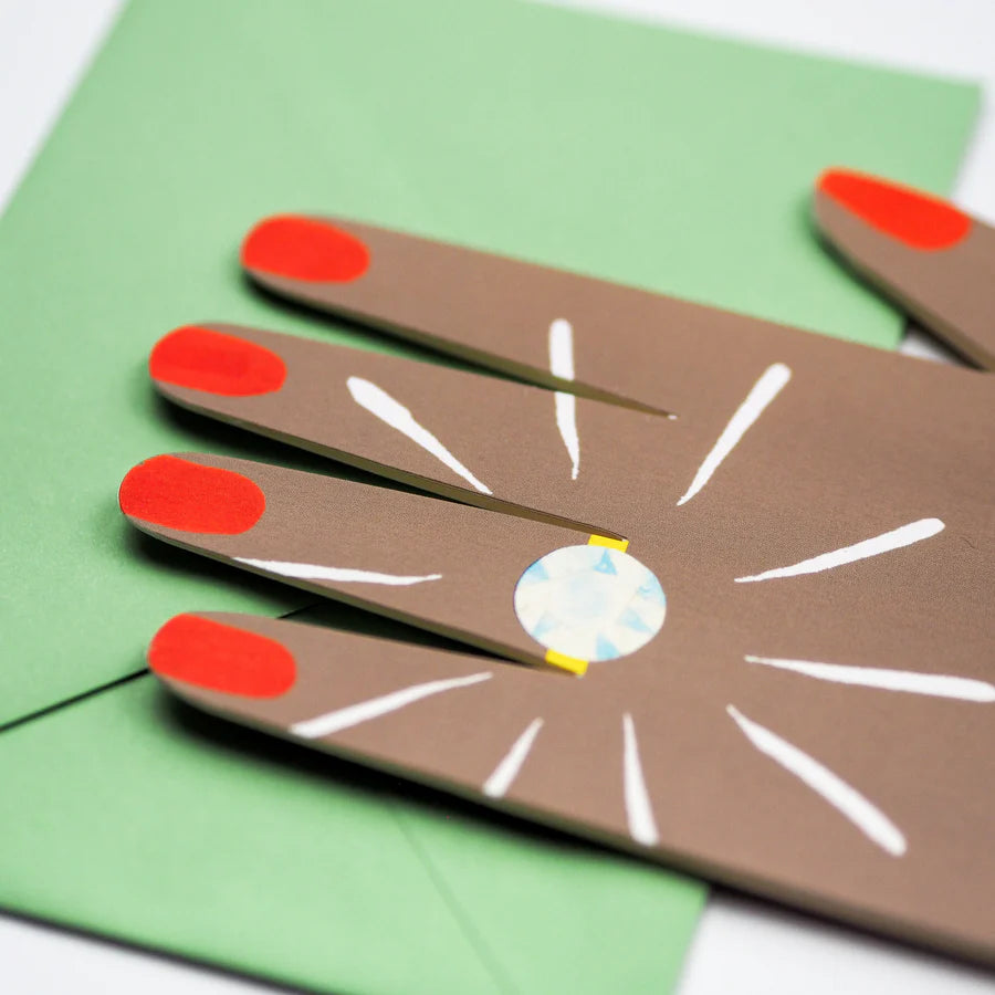 Diamond Ring Engagement Card - THE BRISTOL ARTISAN