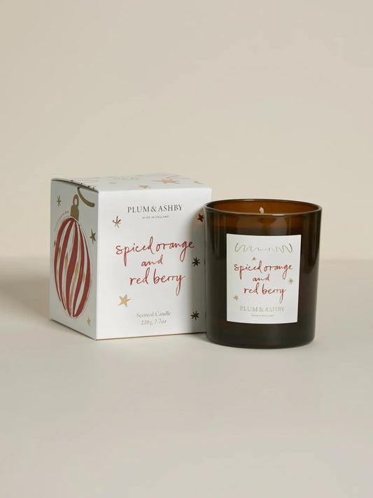 Spiced Orange & Red Berry Candle - THE BRISTOL ARTISAN