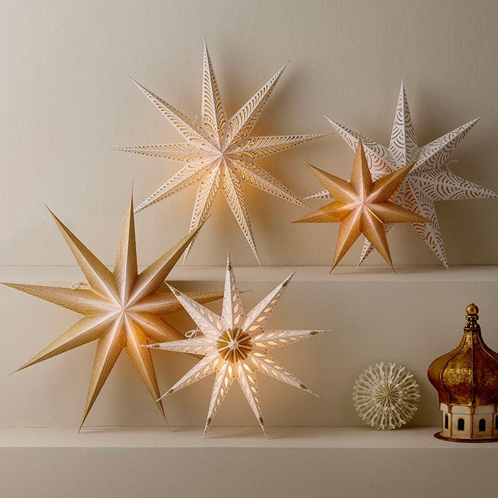 Paper Star gold 80cm - THE BRISTOL ARTISAN