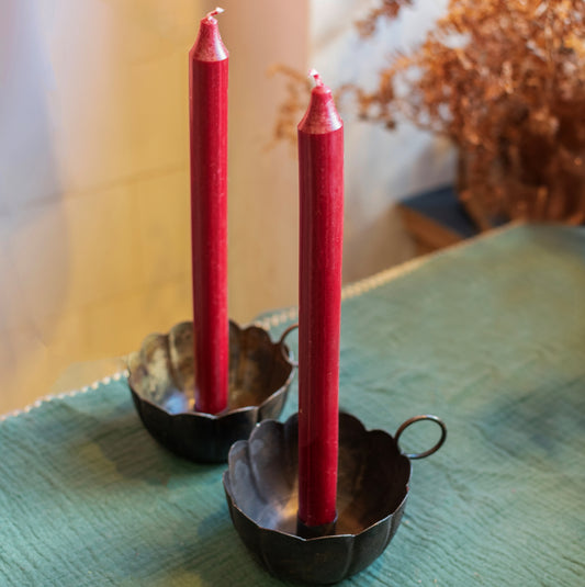 Dinner Candle - Bordeaux - THE BRISTOL ARTISAN