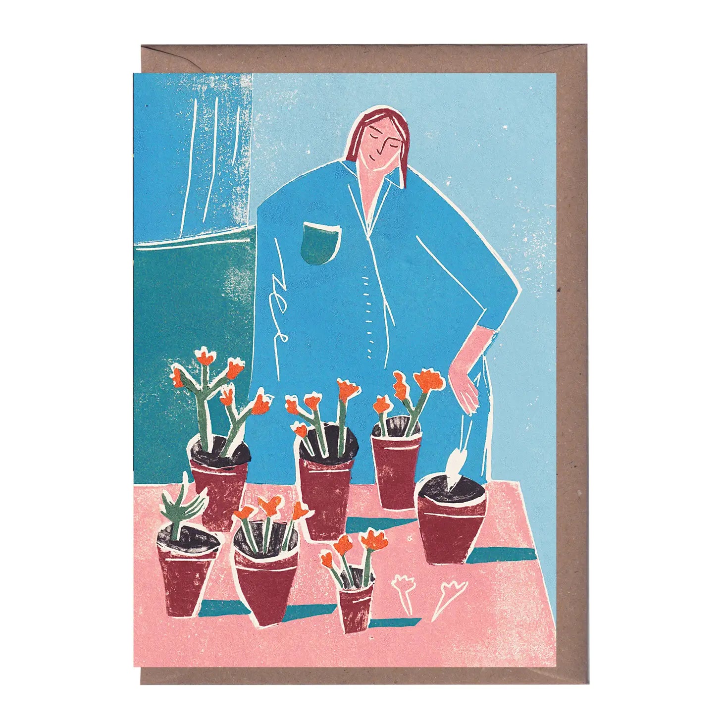 Potting Plants Card - THE BRISTOL ARTISAN
