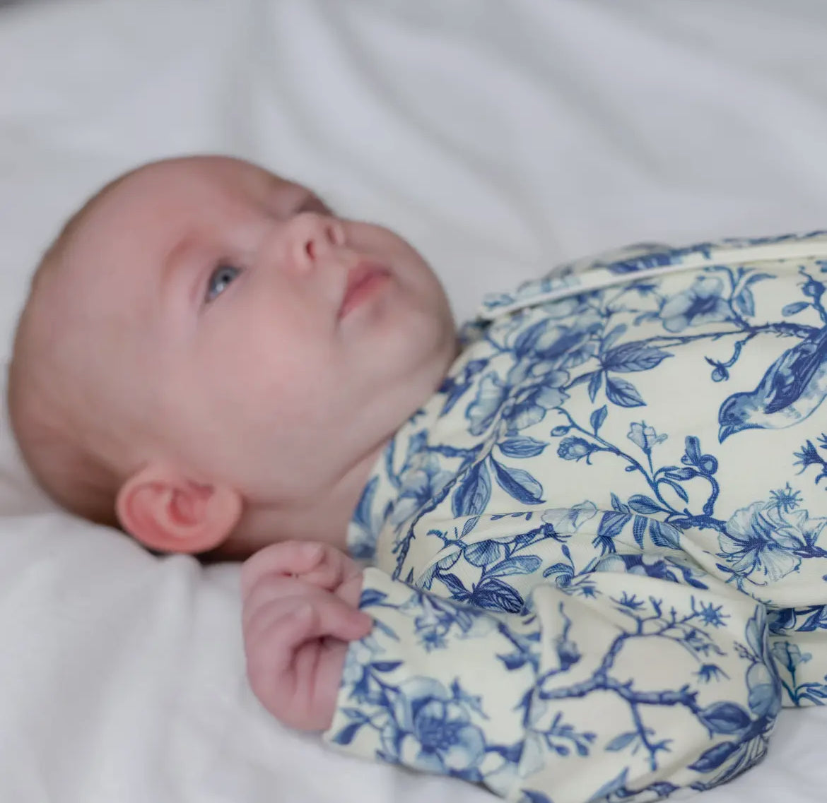 Willow print baby sleep suit by Fred & Noah - THE BRISTOL ARTISAN