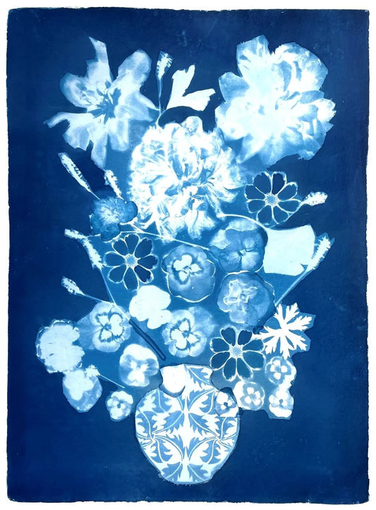 Blue Series No.5 Greeting Card