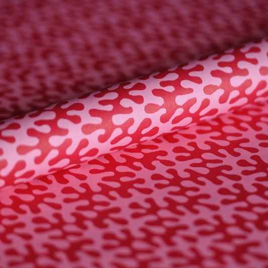 Gift Wrap Kelp Raspberry Ripple - THE BRISTOL ARTISAN