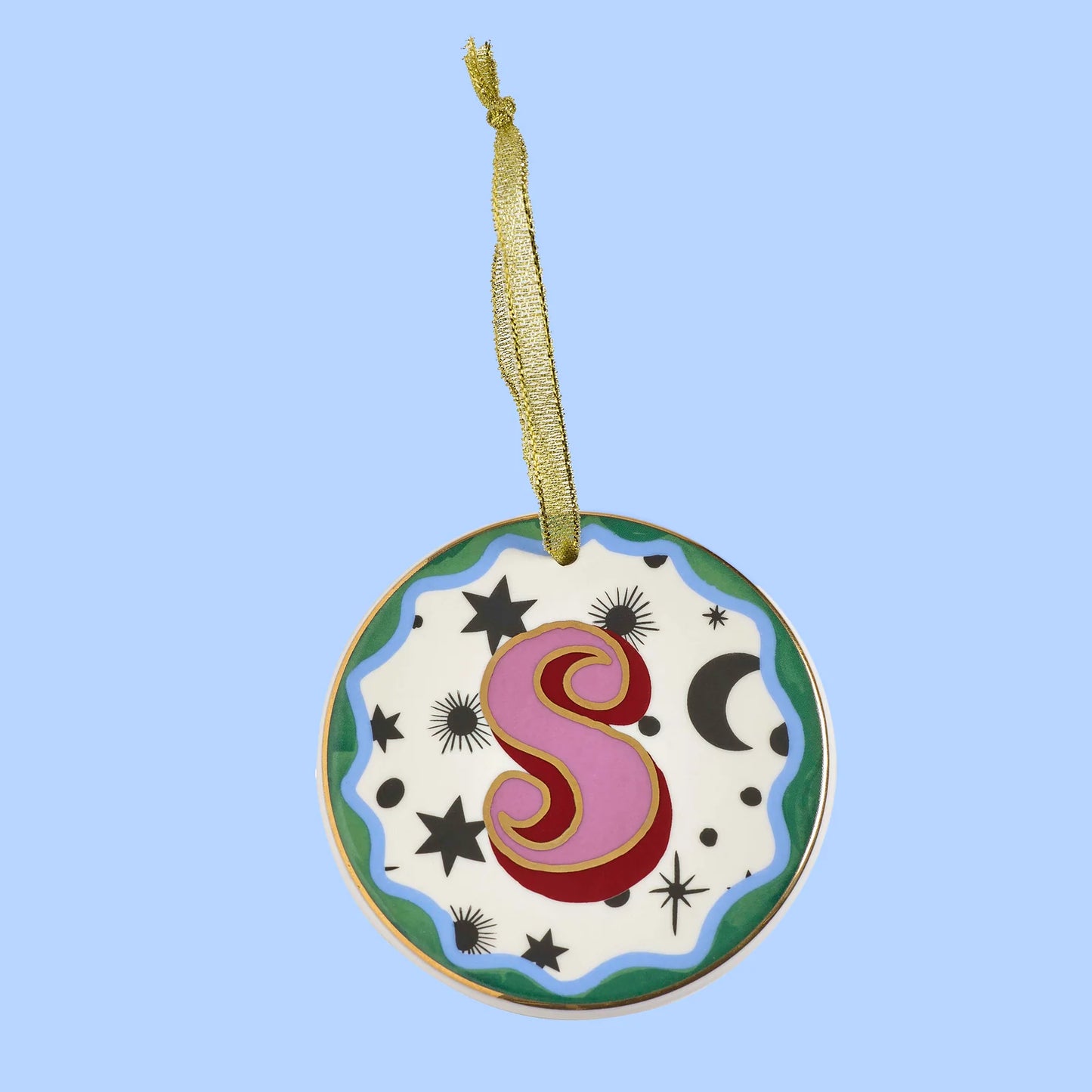 Alphabet “S” Bauble - THE BRISTOL ARTISAN