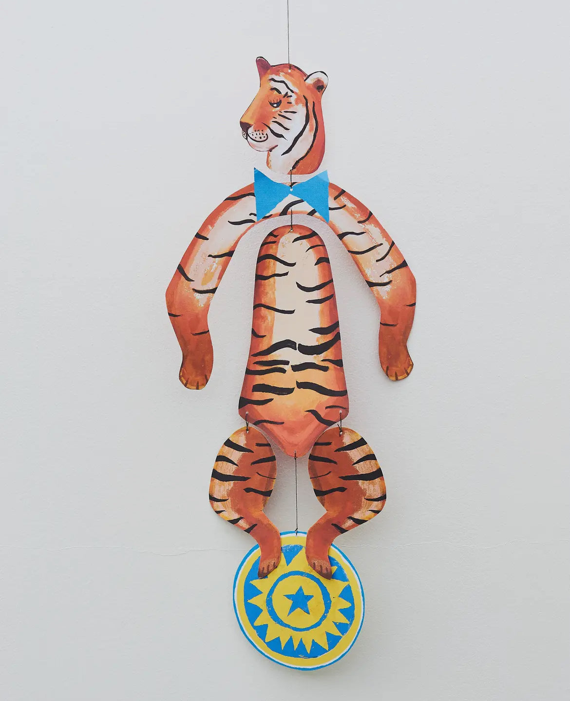 Nursery Room Circus Tiger Kinetic Mobile - THE BRISTOL ARTISAN