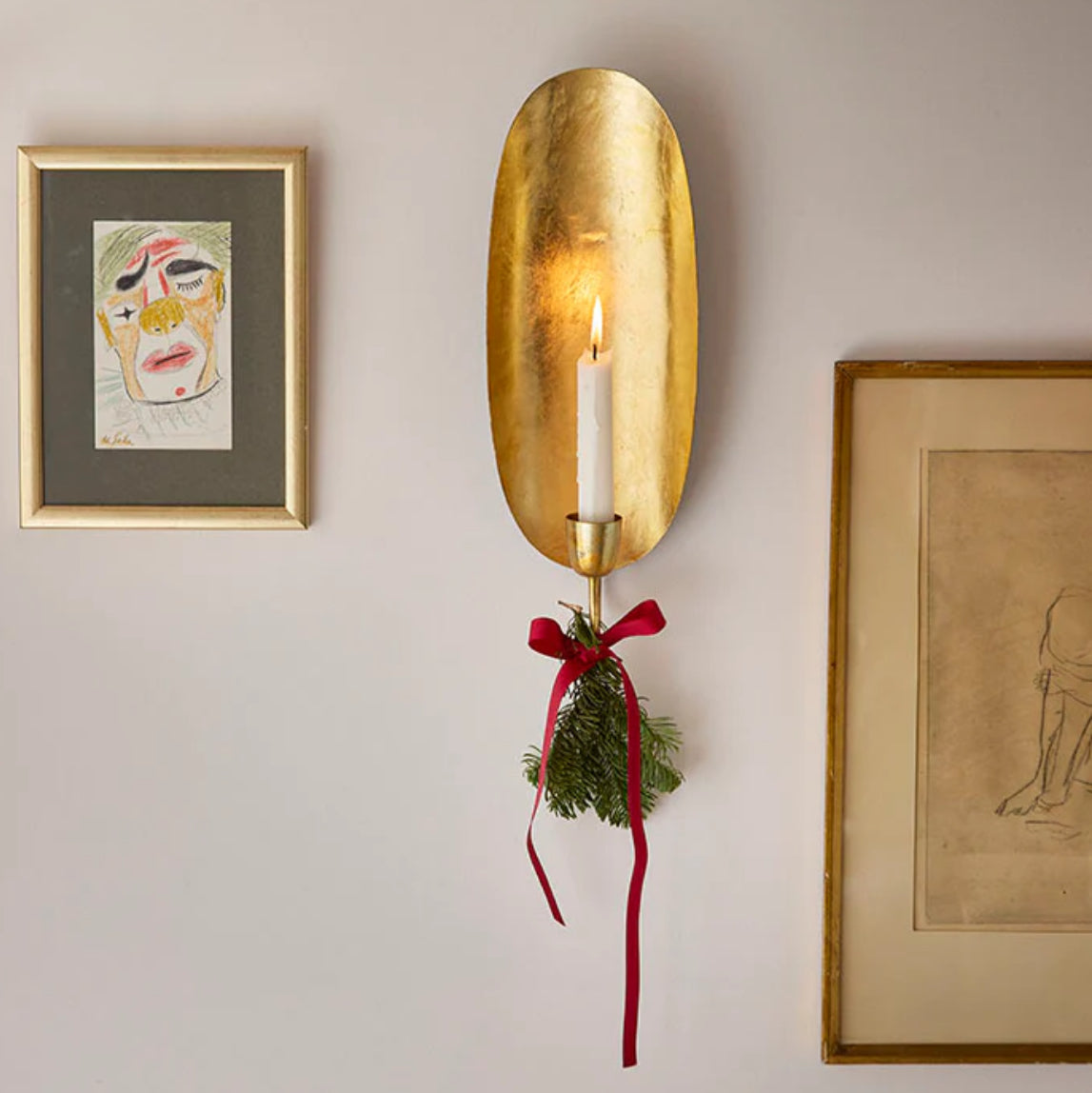 Gold Wall Sconce - THE BRISTOL ARTISAN