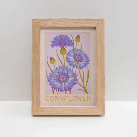 Cornflower A5 Print - THE BRISTOL ARTISAN
