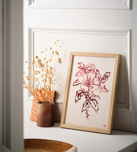 Wild Rose Print - THE BRISTOL ARTISAN