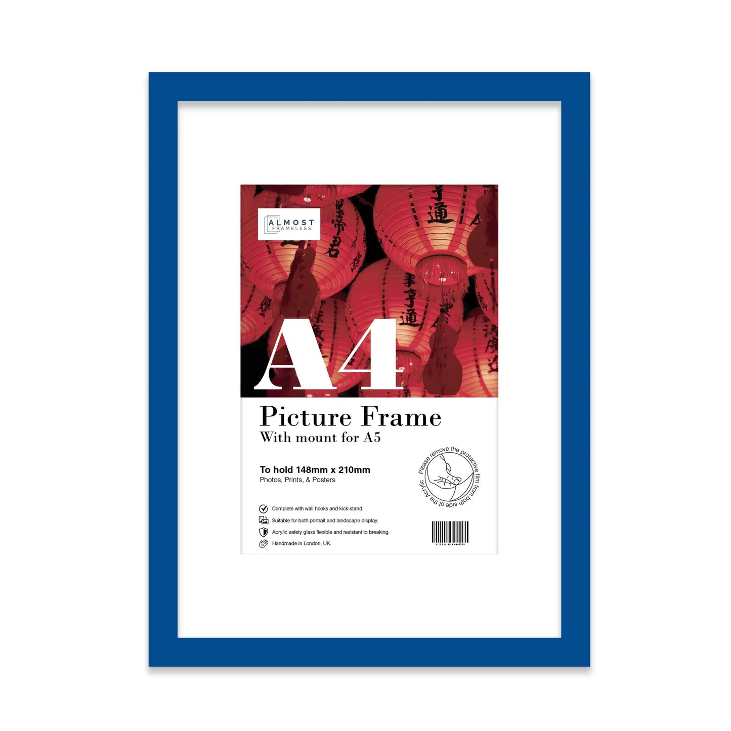 A4 Picture Frame - Dark Blue - THE BRISTOL ARTISAN