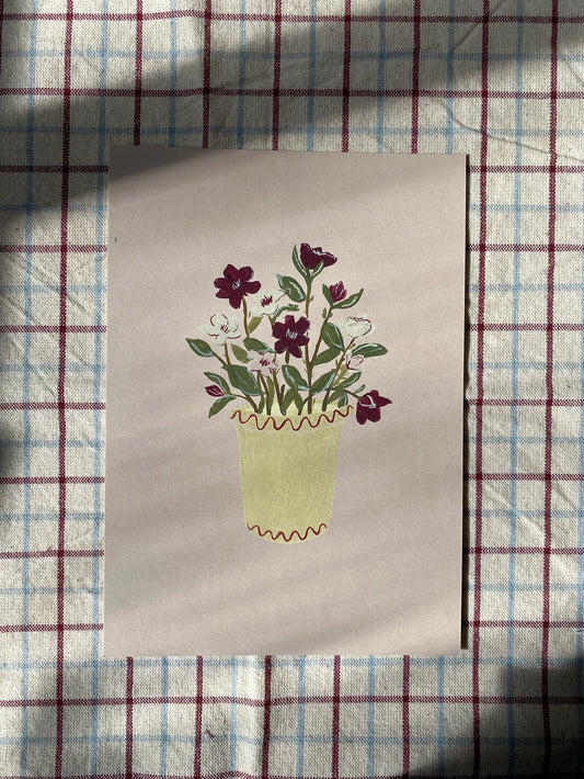 A5 Print - Hellebore - THE BRISTOL ARTISAN