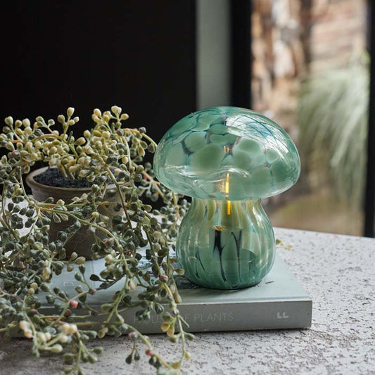 Portable LED Mushroom Lamp - Green - THE BRISTOL ARTISAN
