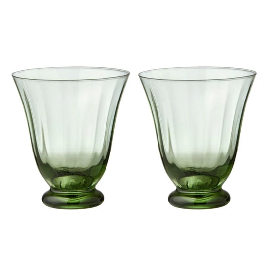 Drinking Glass, Sage - THE BRISTOL ARTISAN