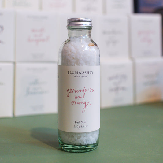 Geranium & Orange Bath Salts - THE BRISTOL ARTISAN