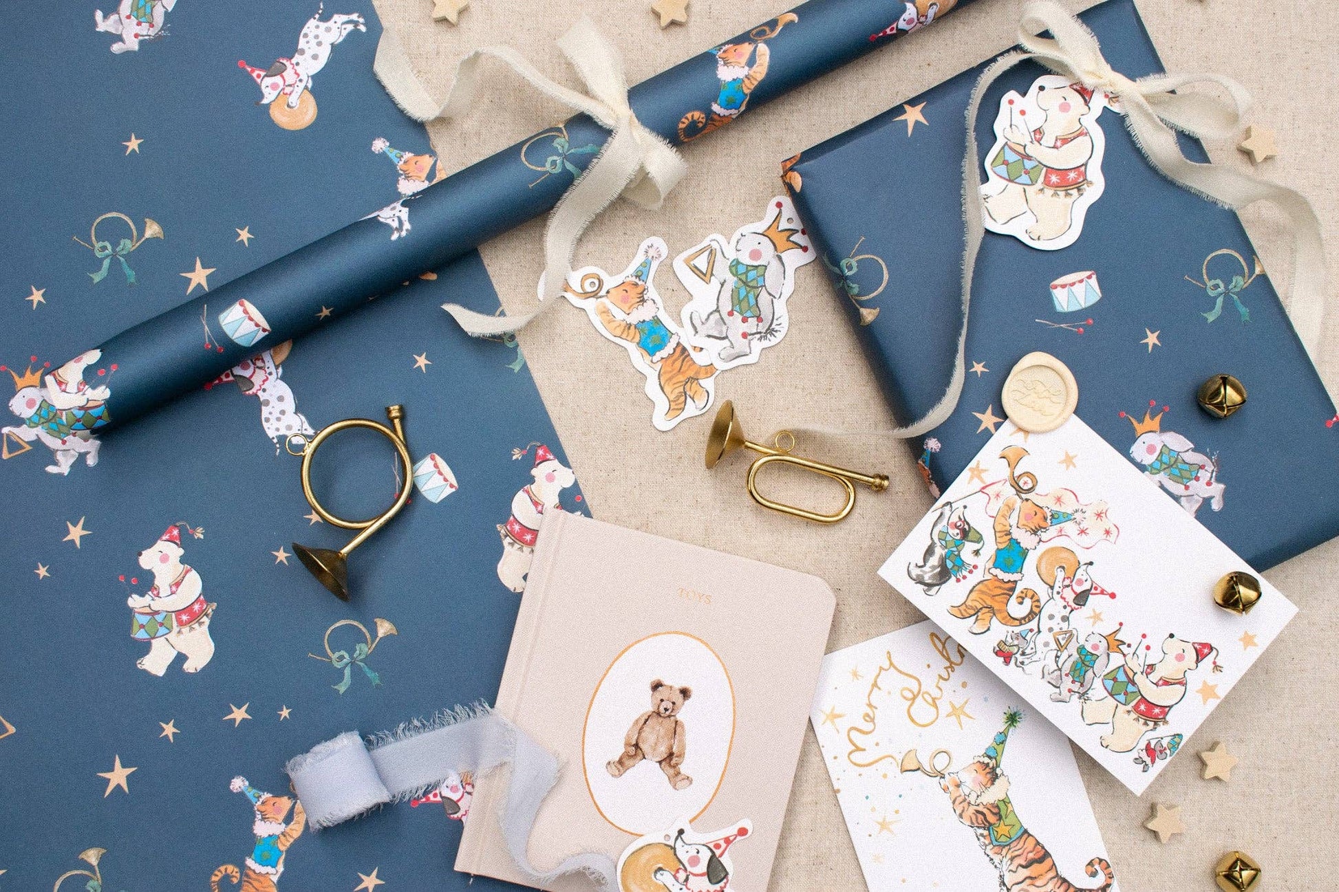 Animal March Gift Wrap - THE BRISTOL ARTISAN