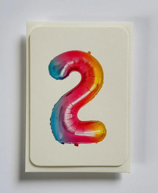 Birthday Balloon No.2 Card - THE BRISTOL ARTISAN