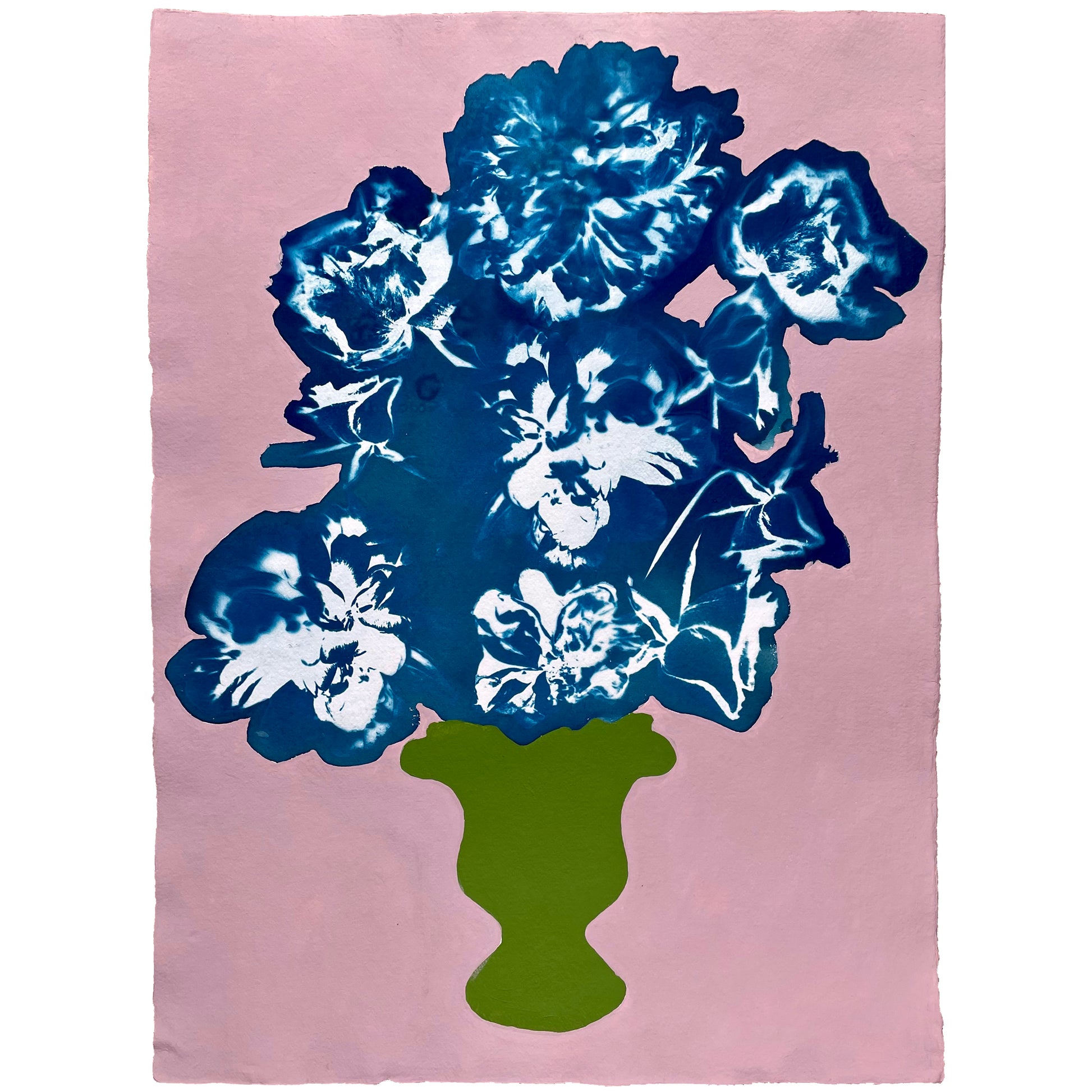 Bloom Series, Vase six - Original Artwork on paper - THE BRISTOL ARTISAN