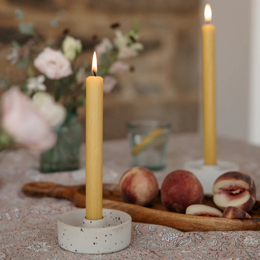 Dinner candle - ochre - THE BRISTOL ARTISAN
