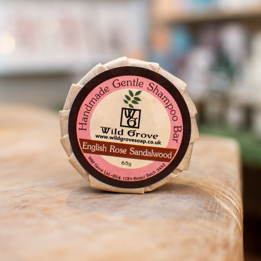 Shampoo Bar - English Rose & Sandalwood - THE BRISTOL ARTISAN