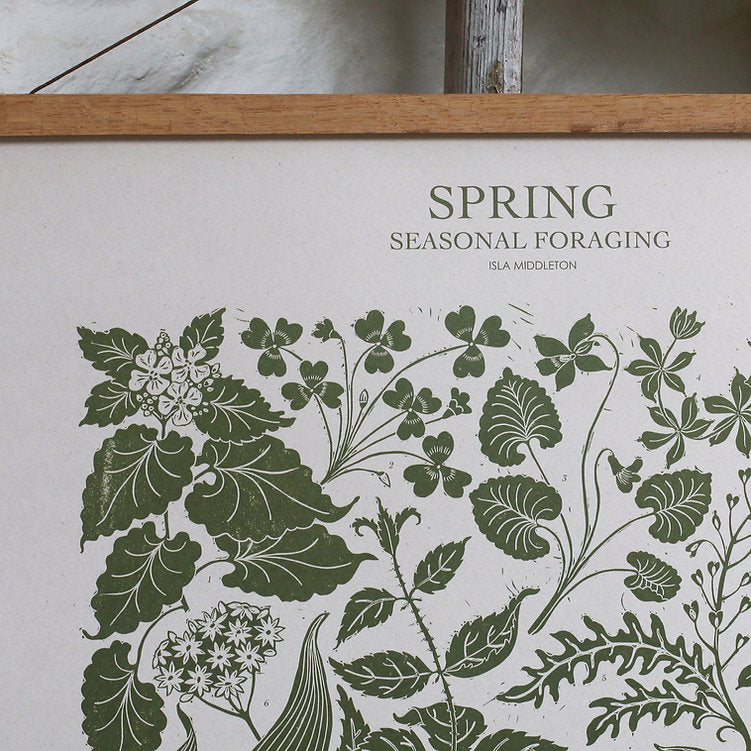 Spring foraging print - THE BRISTOL ARTISAN