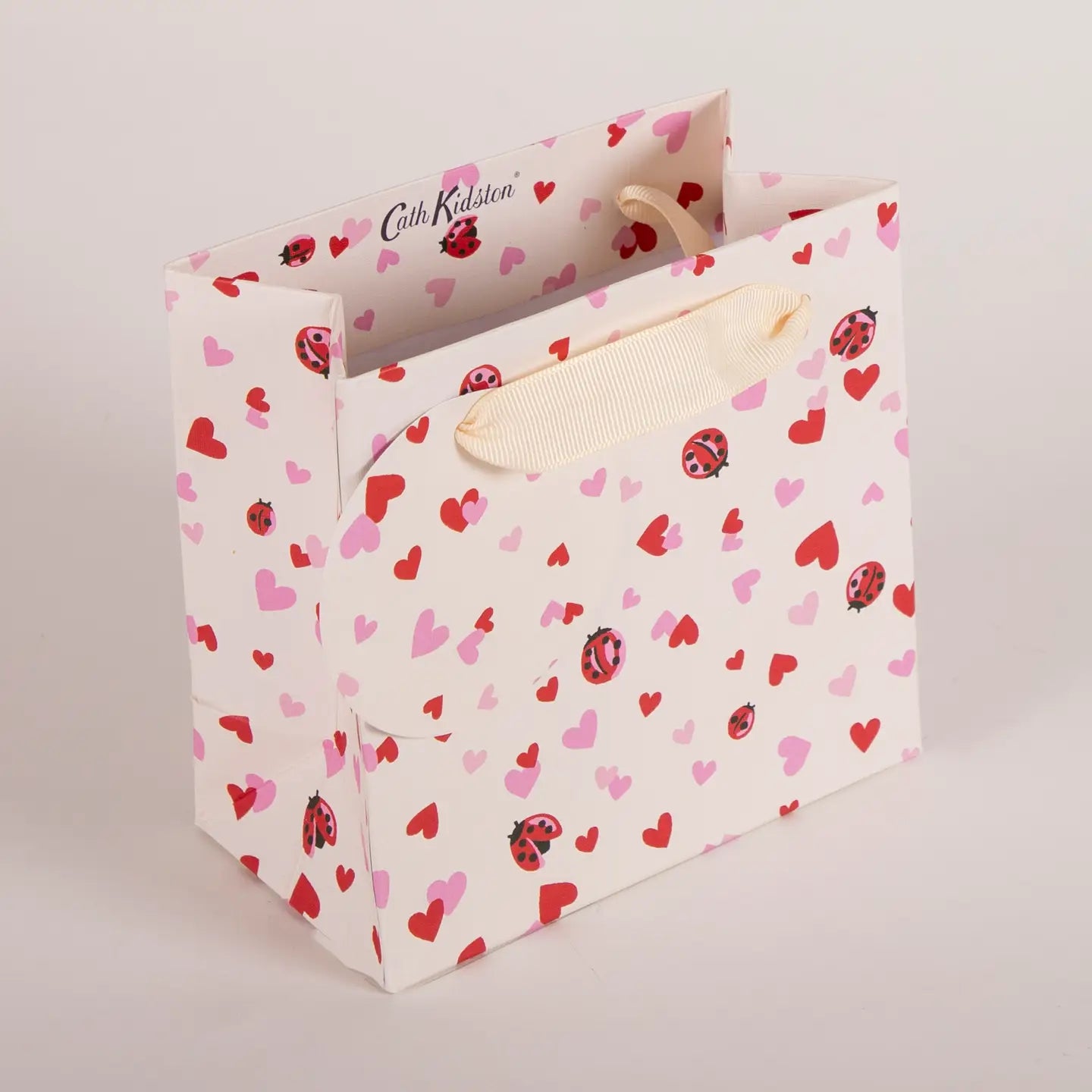 Cath Kidston Gift Bag Small - Love Bugs Pink Romantic - THE BRISTOL ARTISAN