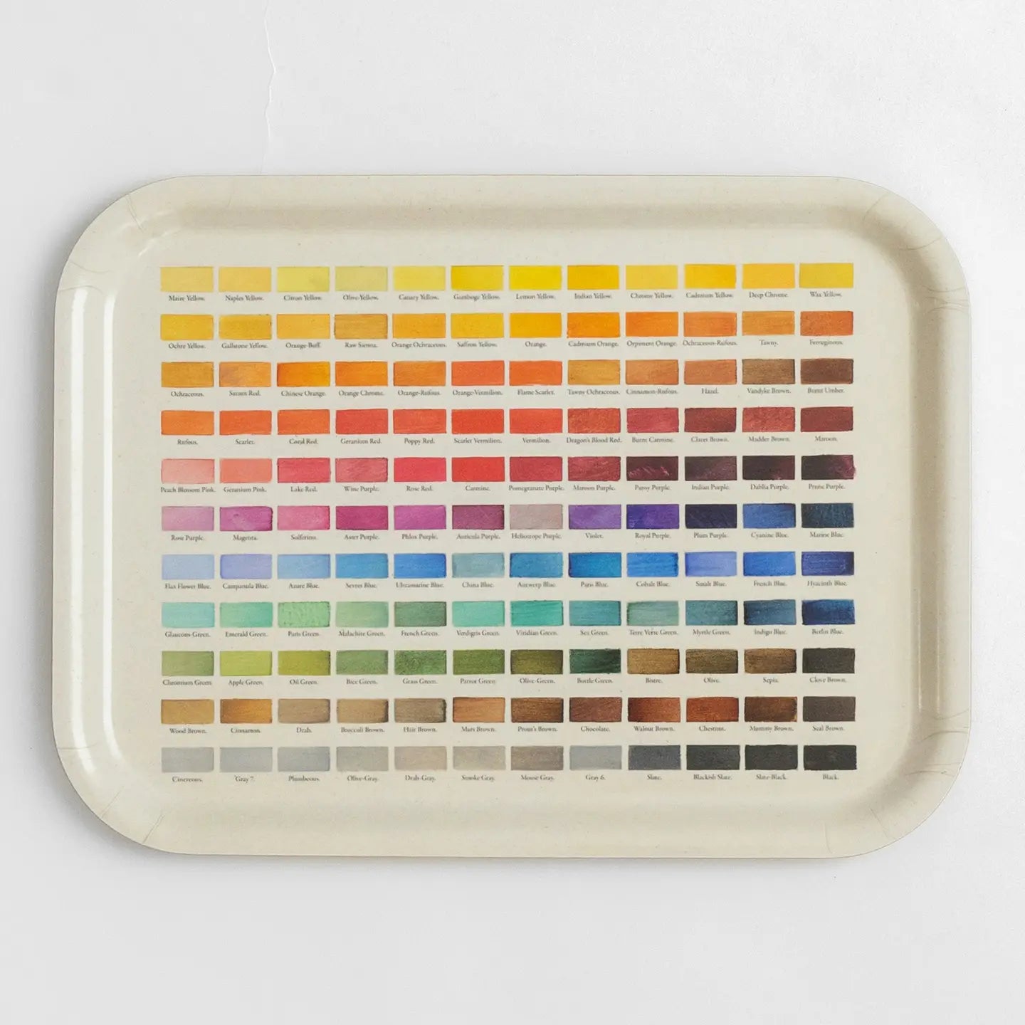 Birchwood Tray - Nomenclature of Colours - THE BRISTOL ARTISAN
