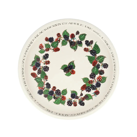 Blackberry round Tin Tray - THE BRISTOL ARTISAN