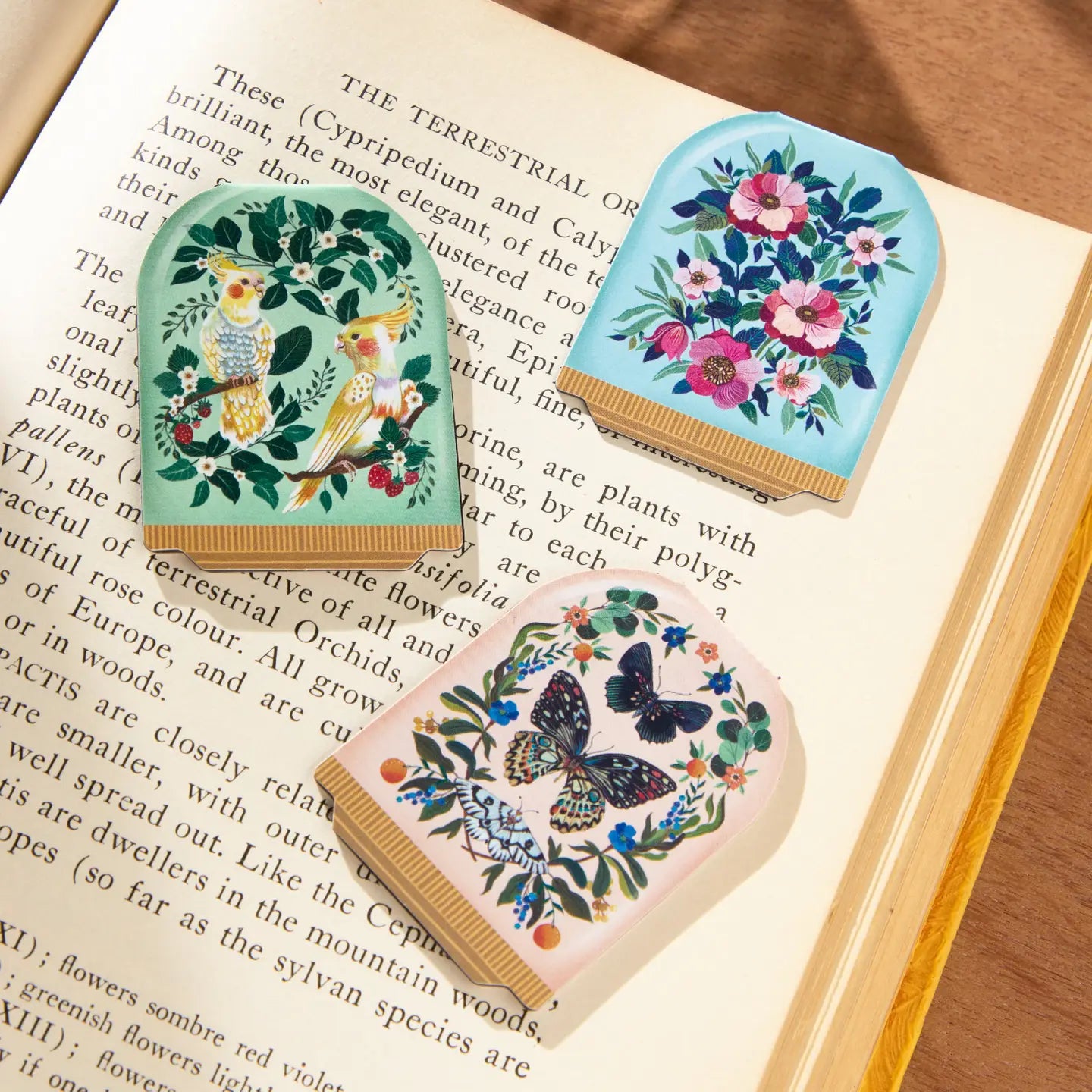 Blooming Terrariums Magnetic Bookmark Set - THE BRISTOL ARTISAN