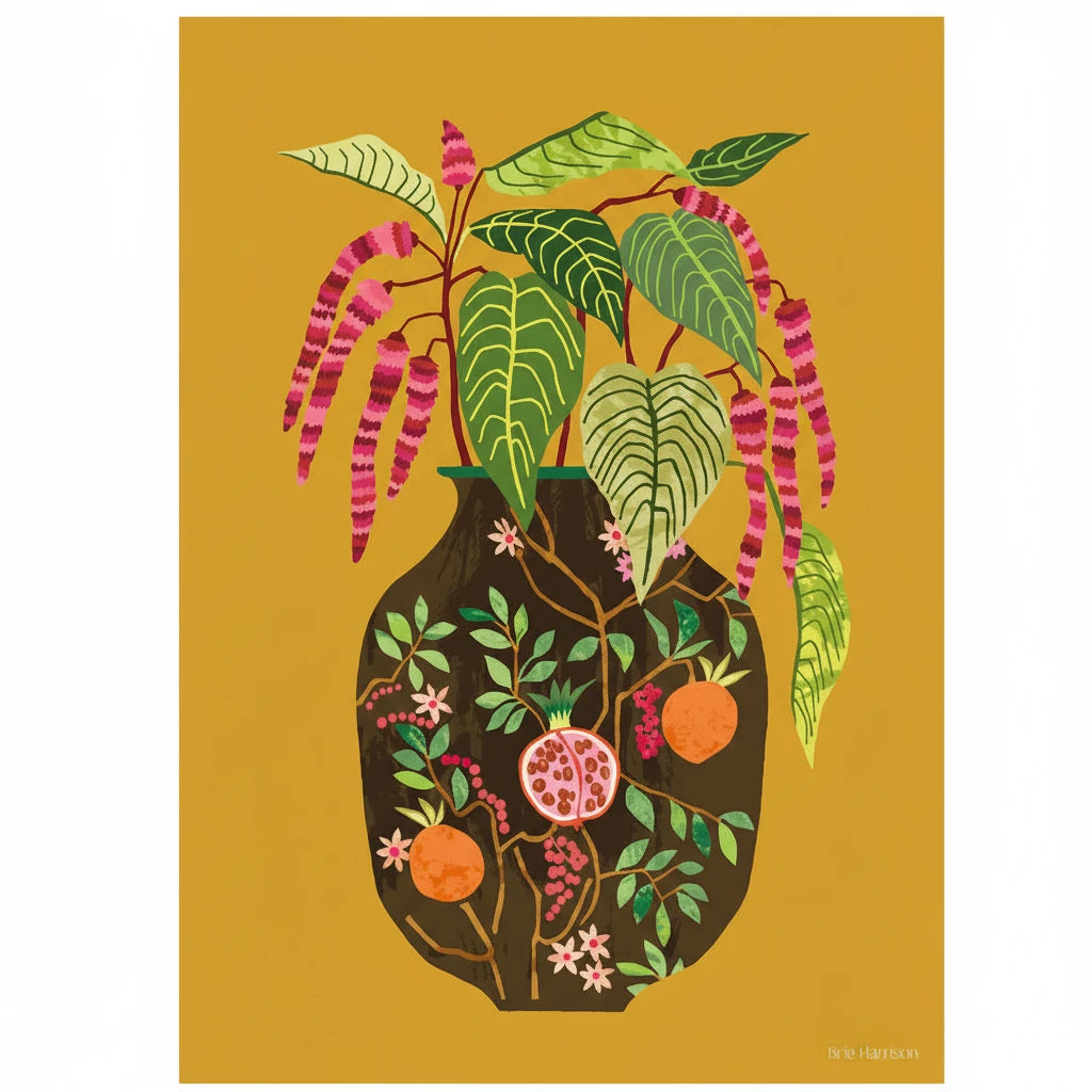 Brie Harrison Amaranthus A4 Print - THE BRISTOL ARTISAN