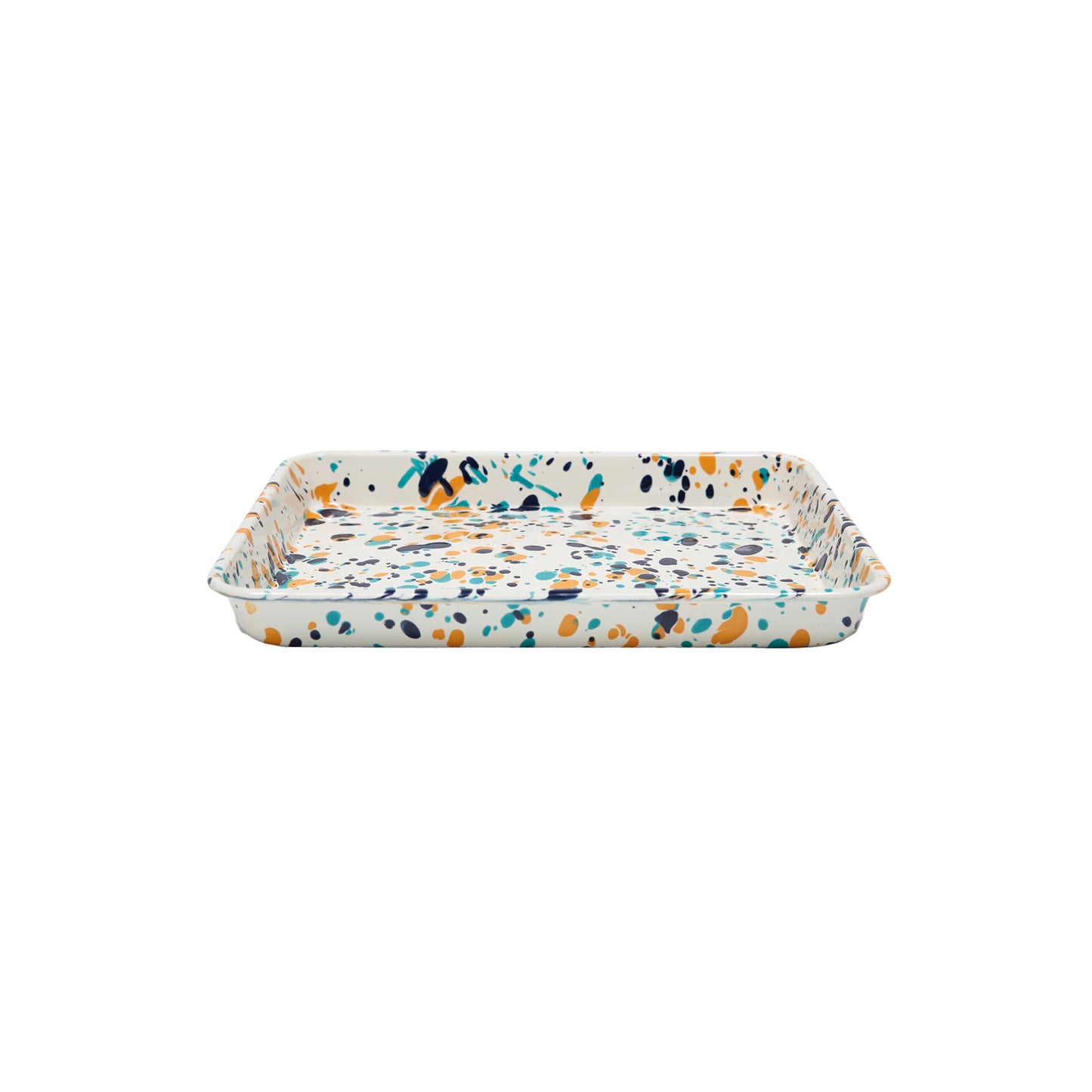 Buttercup Splatter Enamel Tray - THE BRISTOL ARTISAN