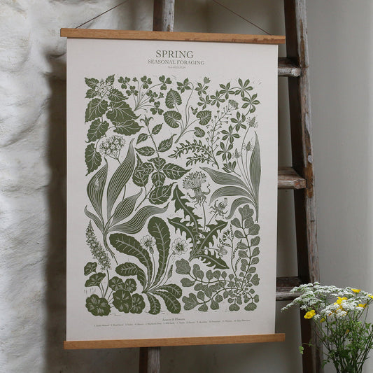 Spring foraging print - THE BRISTOL ARTISAN