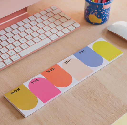 Weekly Keyboard Planner Pad - THE BRISTOL ARTISAN