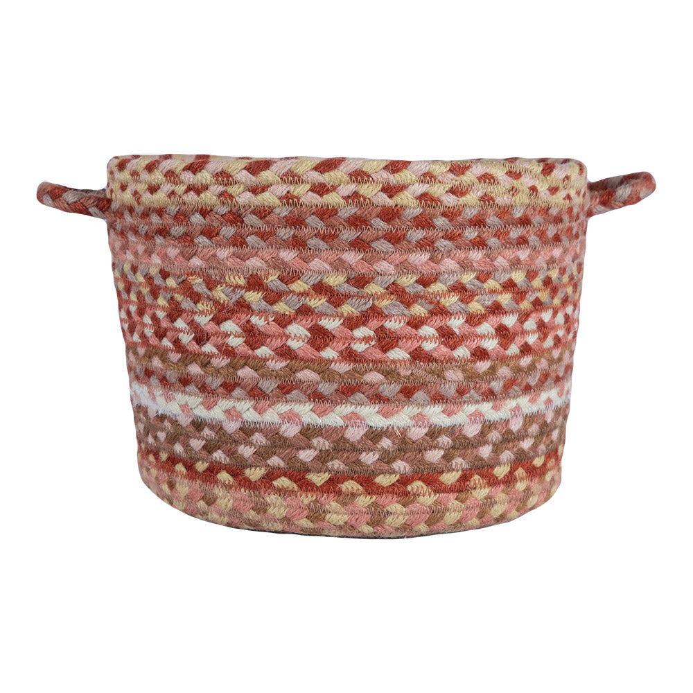 Coral jute basket - THE BRISTOL ARTISAN