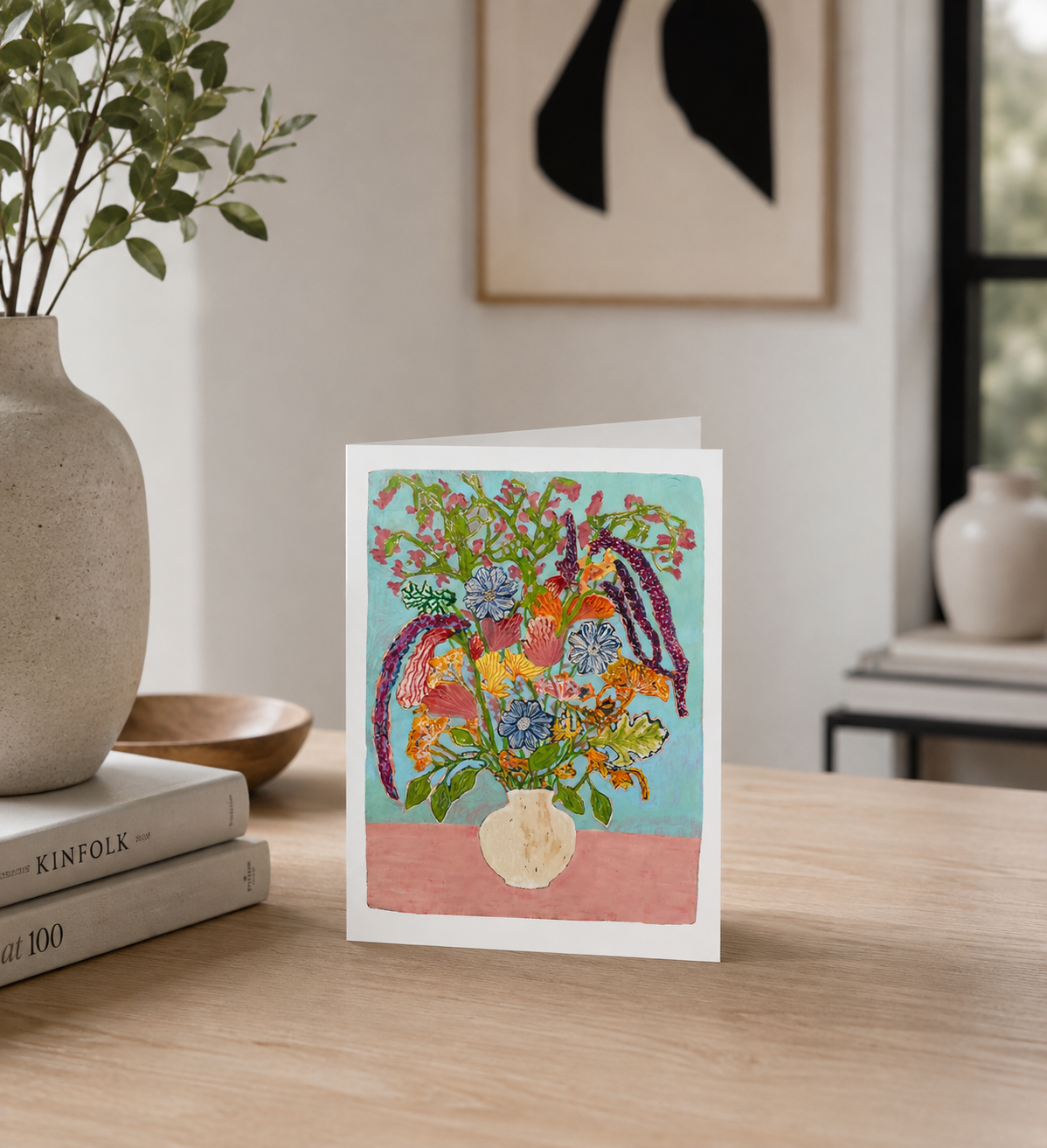 Garden Flowers, Card by Sophie Rees