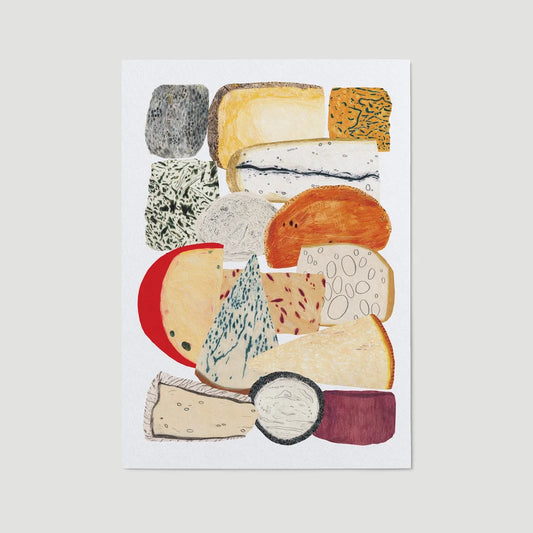 Cheese A4 Print by James Barker - THE BRISTOL ARTISAN