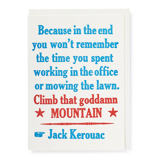 Climb That Mountain Card - THE BRISTOL ARTISAN