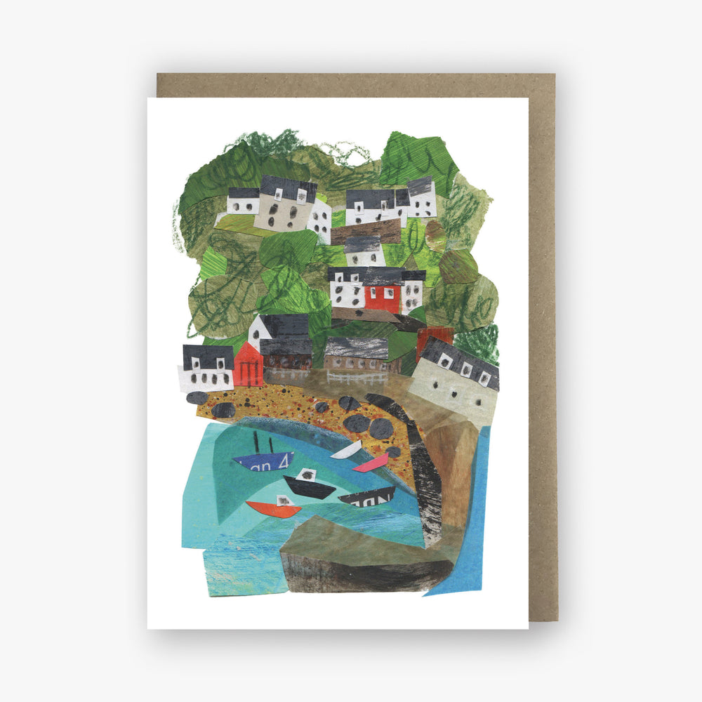 Clovelly Collage Card - THE BRISTOL ARTISAN