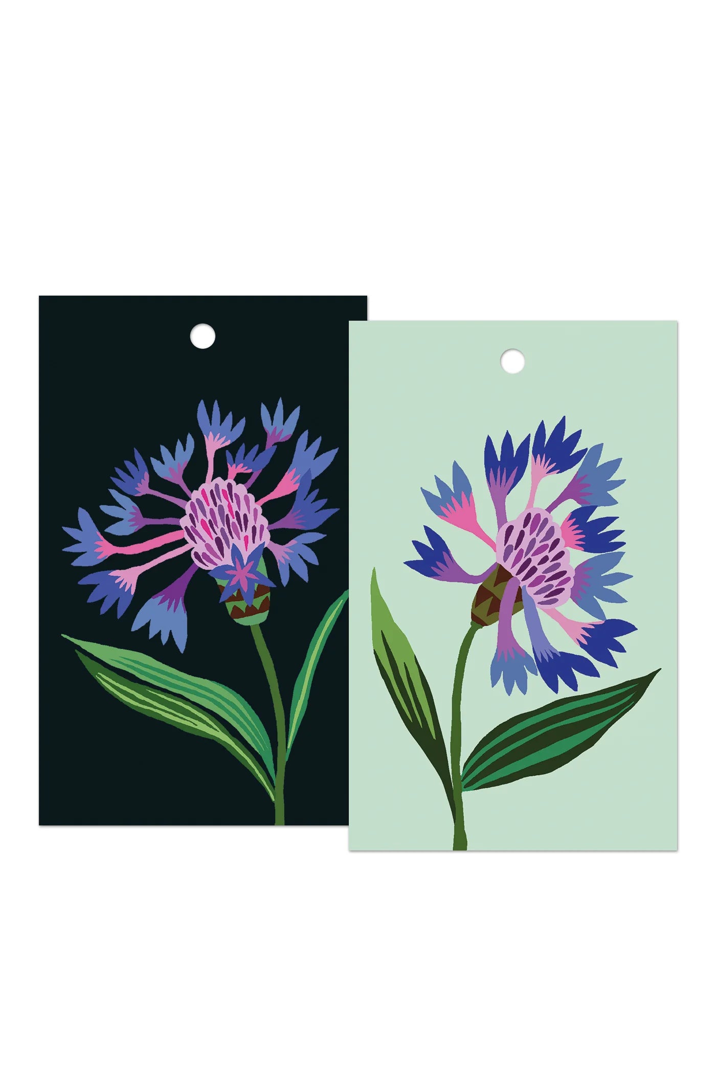 Cornflower Gift Tags - Pack of 6 - THE BRISTOL ARTISAN
