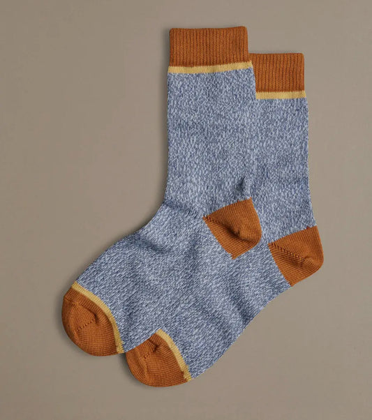 Rove Knitwear Merino Wool Socks Blue Marl - THE BRISTOL ARTISAN
