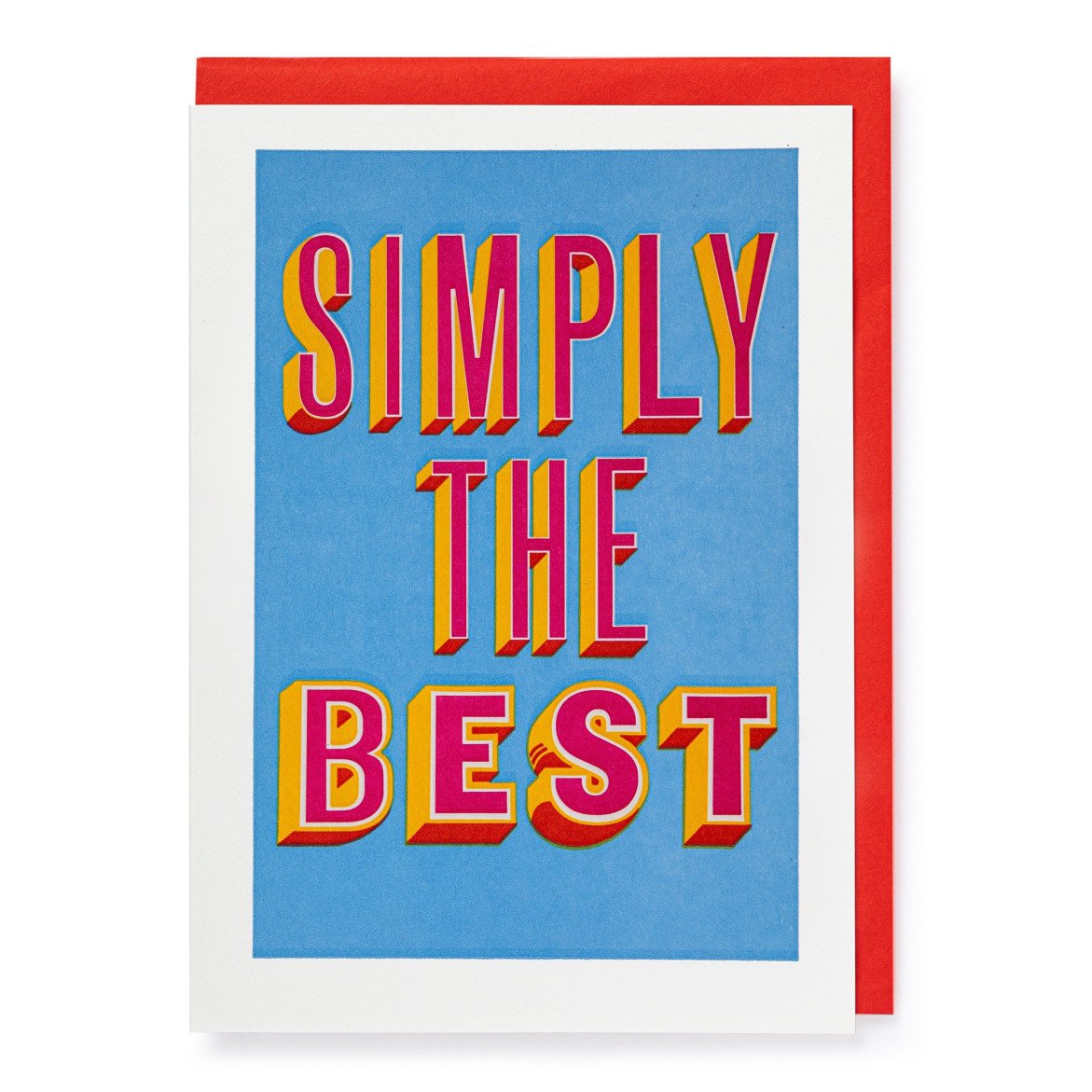 Simply the Best Greeting Card - THE BRISTOL ARTISAN