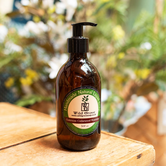 Oakmoss Cedarwood Rosemary Liquid Soap - THE BRISTOL ARTISAN