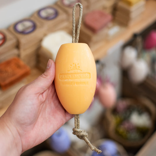 Pamplemousse Soap on a Rope - THE BRISTOL ARTISAN