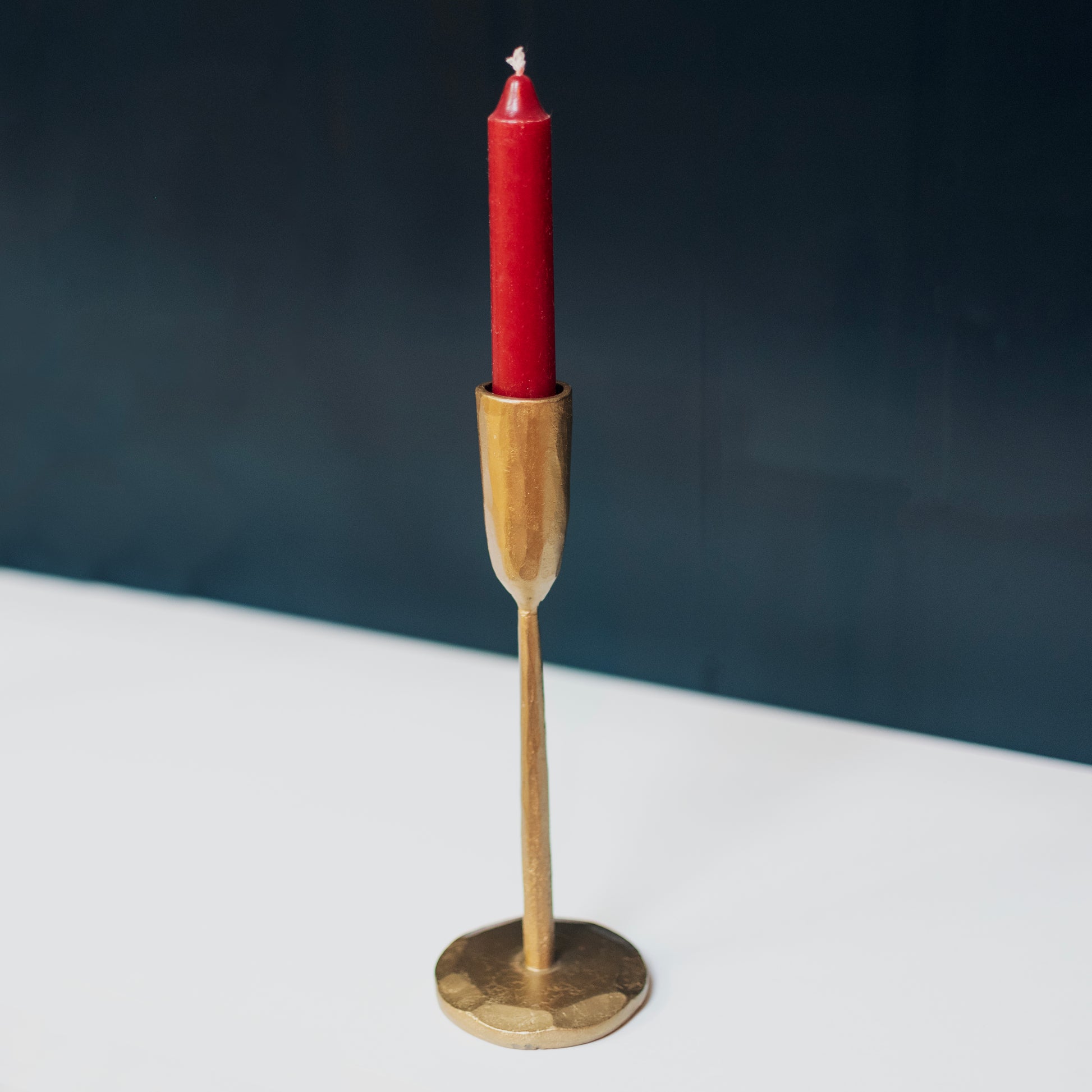 Tall Brass Candlestick - THE BRISTOL ARTISAN