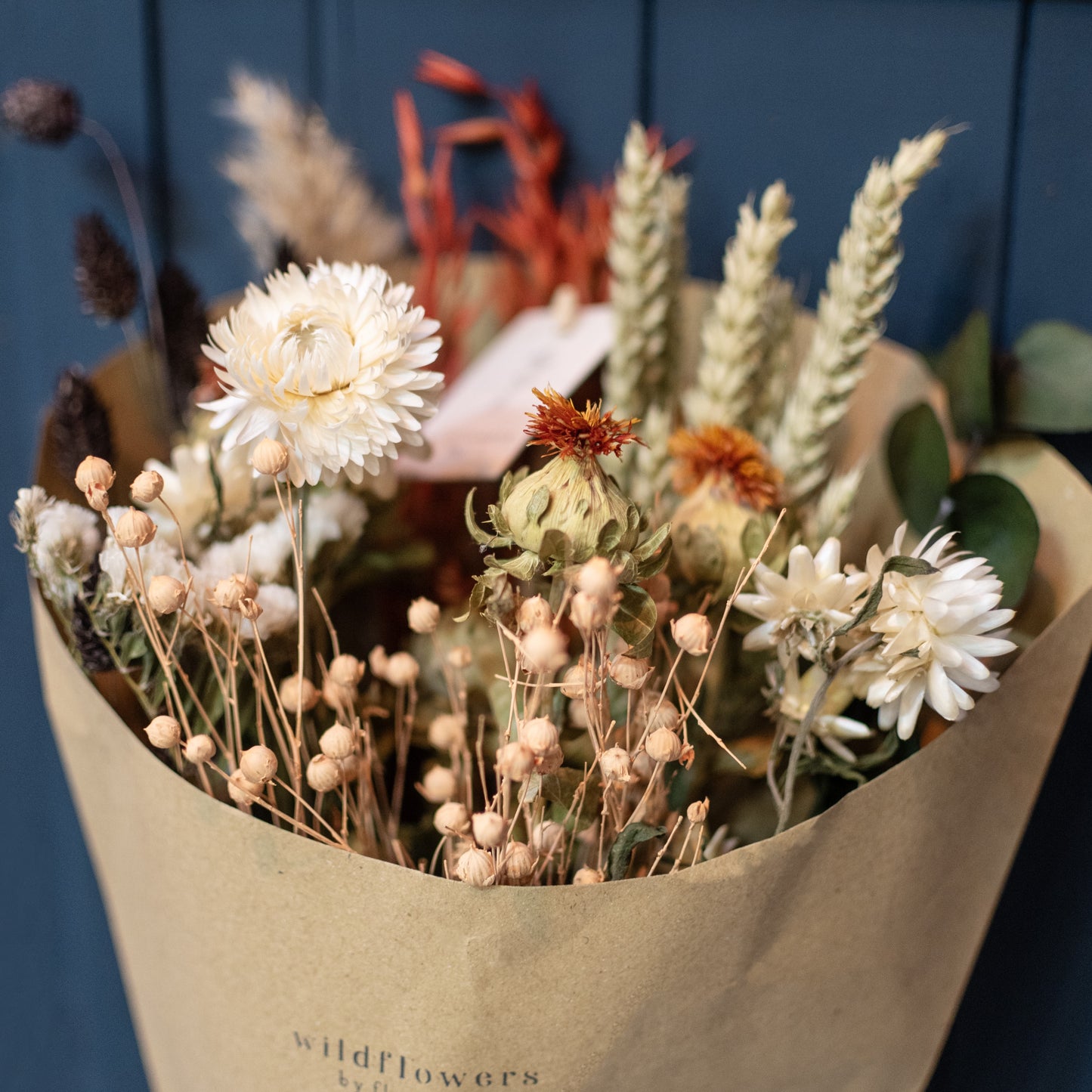 Large Dried Flower Bouquet, Amber - THE BRISTOL ARTISAN