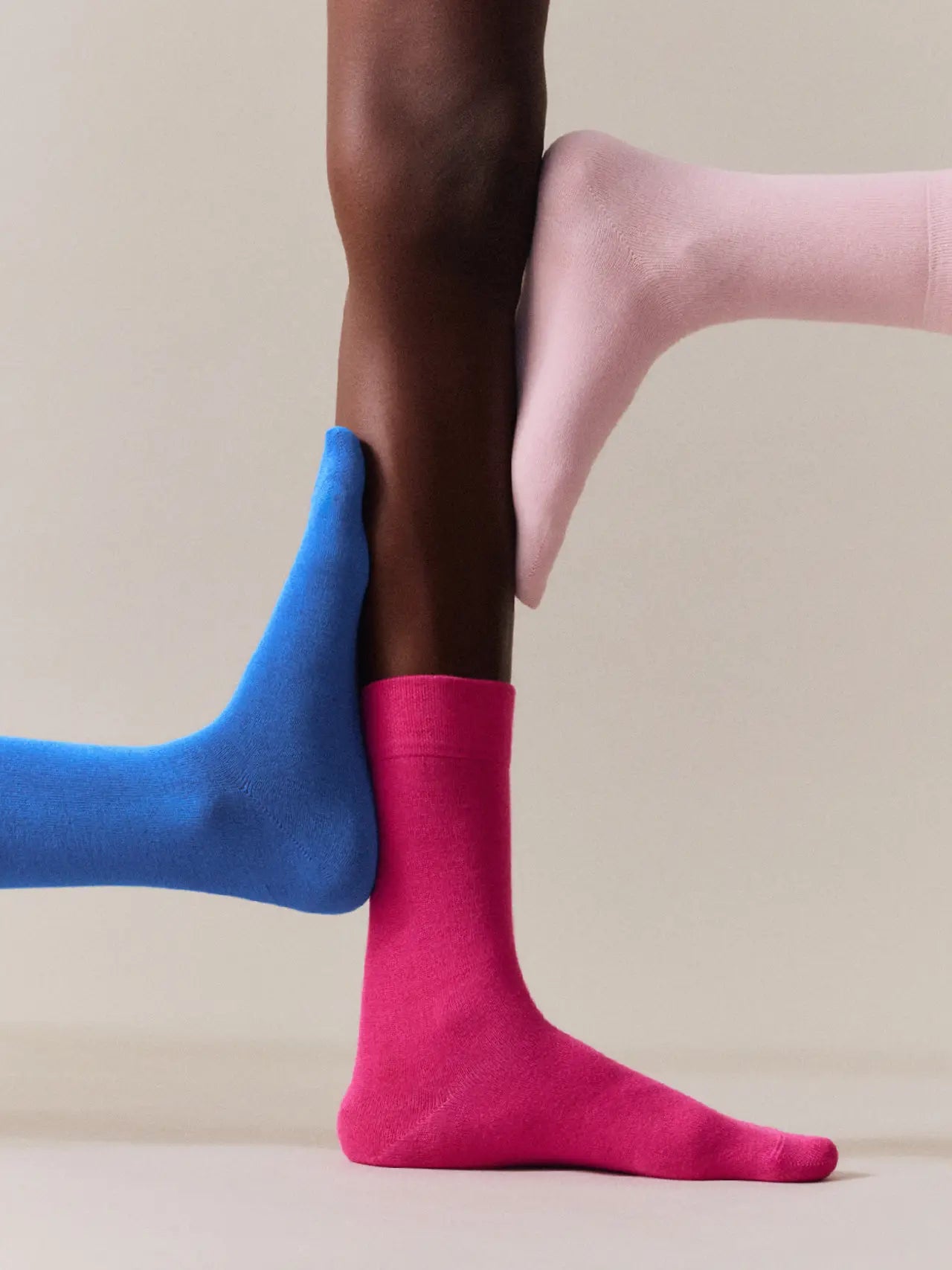 Dahlia Pink Bamboo Socks - THE BRISTOL ARTISAN