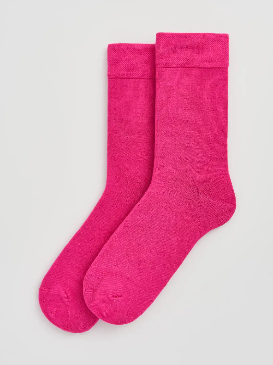 Dahlia Pink Bamboo Socks - THE BRISTOL ARTISAN